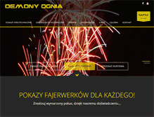 Tablet Screenshot of demonyognia.pl